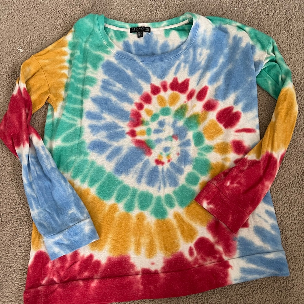 PJ salvage tie dye long sleeve
